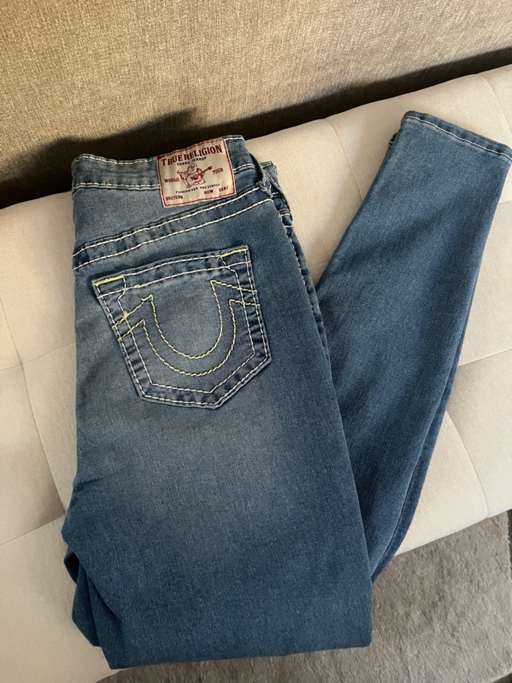 True Religion NEW Halle High rise super skinny Jeans